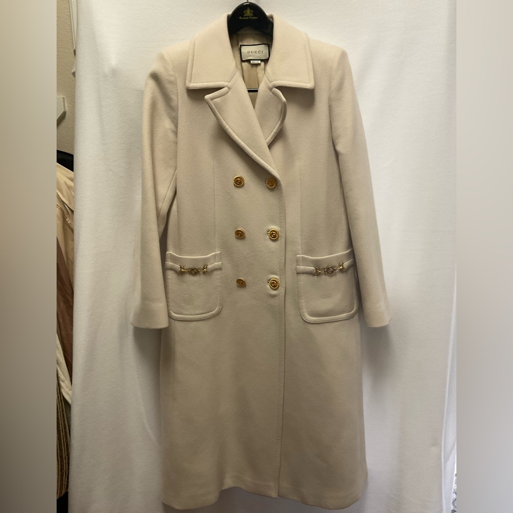 Gucci Double-Breasted Long Coat